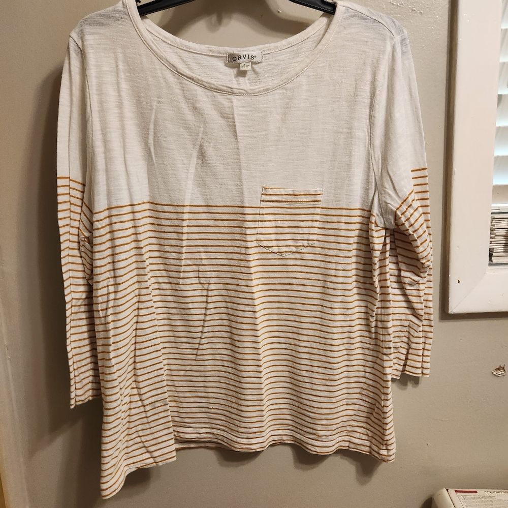 Orvis 3/4 sleeve shirt